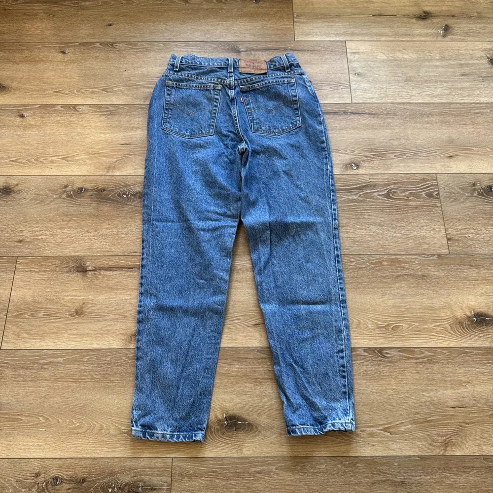 Vintage Levis 512 Jeans‎ Womens 13 Slim Fit Straight Leg Blue Denim 90s 30 x 30